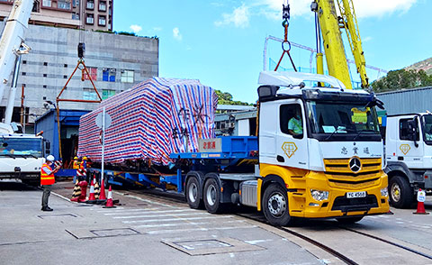 中車株機香港市區(qū)線電力工程機車項目